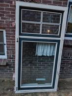 Houten kozijnen 3 stuks jaren 30 gedeeltelijk HR++ (2002), Gebruikt, Raamkozijn, 150 tot 225 cm, Inclusief glas