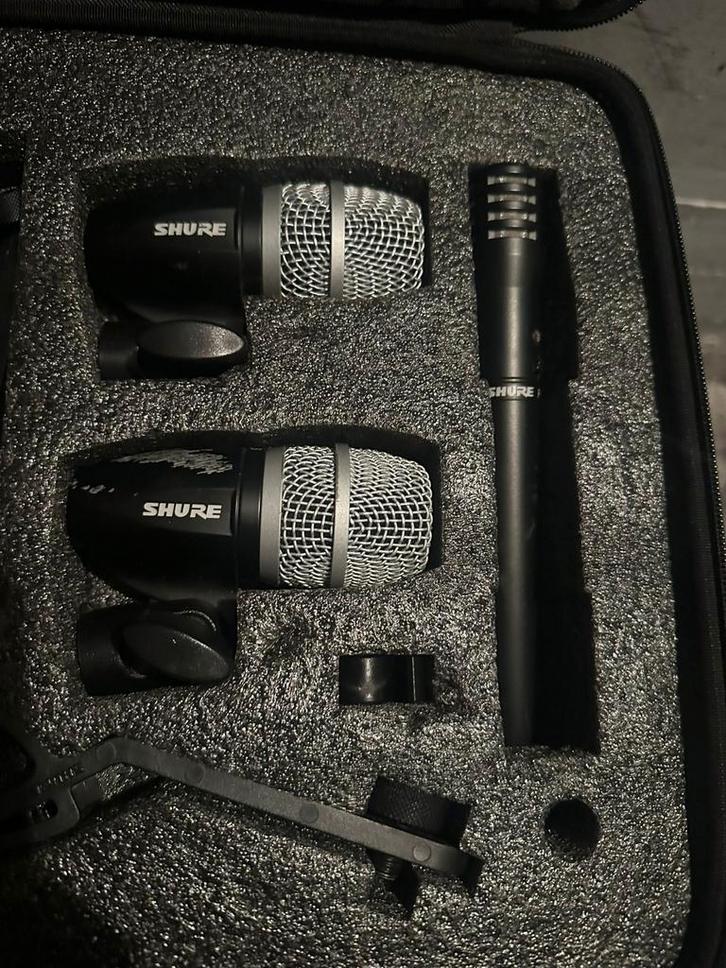 Shure Drum Microfoons - Zo Goed Als Nieuw!, Muziek en Instrumenten, Microfoons, Zo goed als nieuw, Instrumentmicrofoon, Ophalen of Verzenden