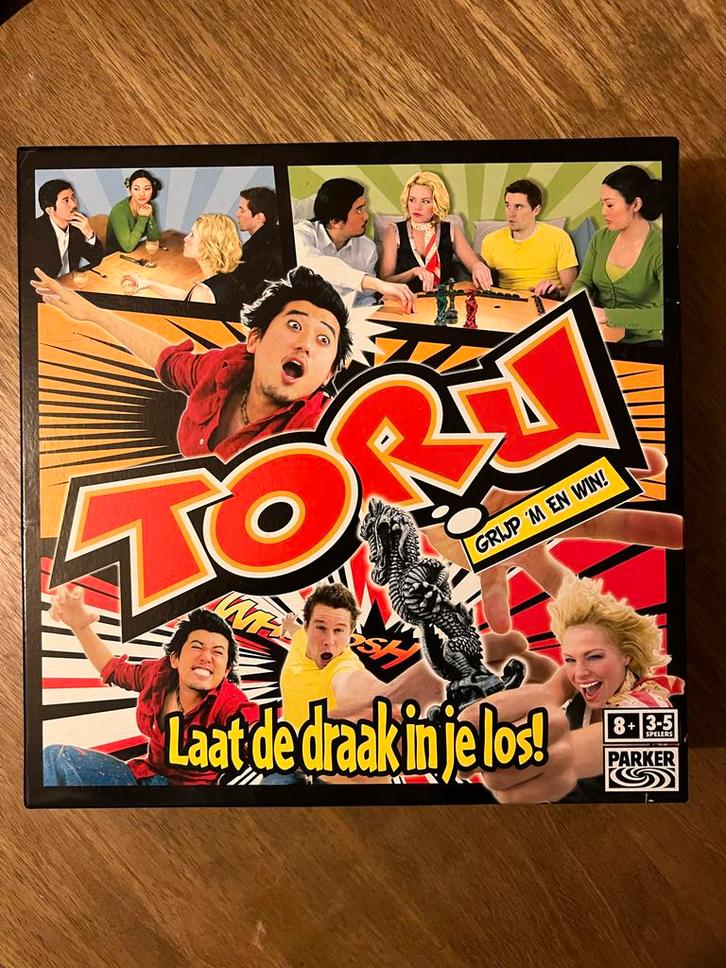 TORU - Laat de draak in je los!, Hobby en Vrije tijd, Gezelschapsspellen | Bordspellen, Zo goed als nieuw, Drie of vier spelers