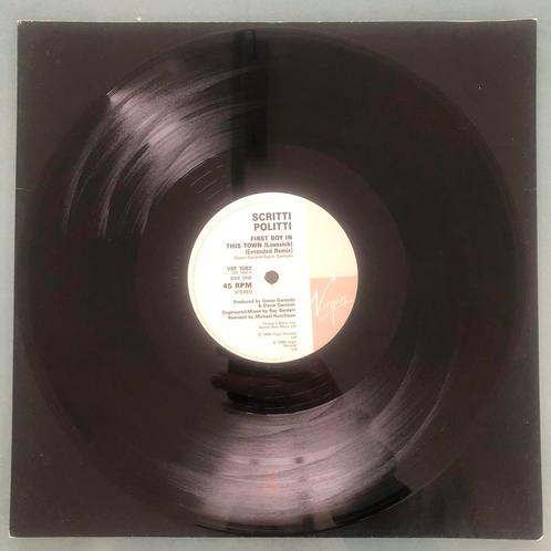 Scritti Politti - First Boy In This Town, LP zonder hoes!, Cd's en Dvd's, Vinyl | Pop, Zo goed als nieuw, 1980 tot 2000, Ophalen of Verzenden