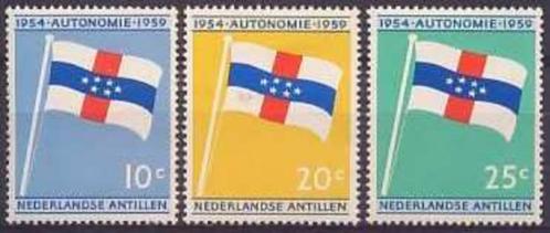 Nederlandse Antillen 304/6 postfris Vlaggen 1959, Postzegels en Munten, Postzegels | Nederlandse Antillen en Aruba, Postfris, Ophalen of Verzenden