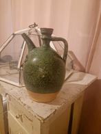 Oude Franse geglazuurde groene kruik, Antiek en Kunst, Antiek | Keramiek en Aardewerk, Ophalen of Verzenden