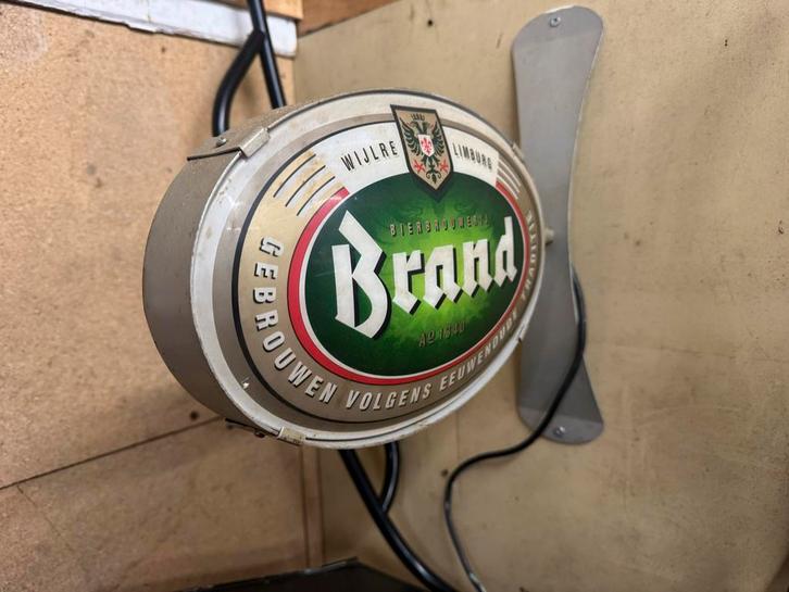 Vintage Brand Reclamebord, Verzamelen, Merken en Reclamevoorwerpen, Gebruikt, Reclamebord, Ophalen