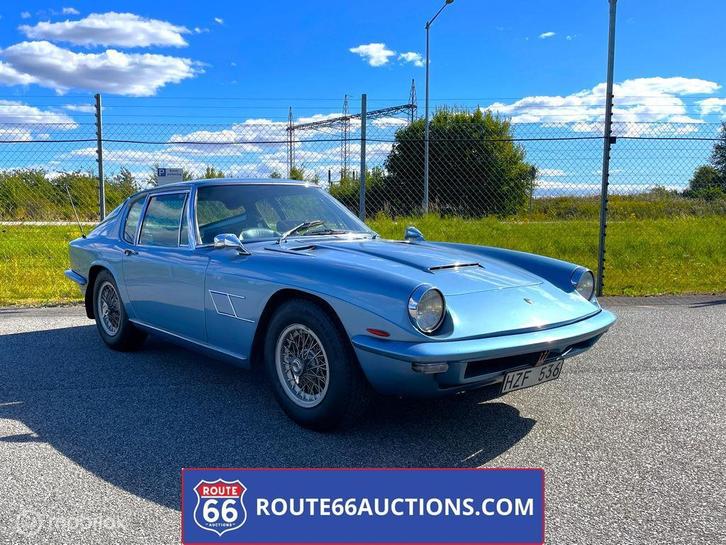 Maserati Mistral 4.0 Coupe | 1968 | Route 66 Auctions, Auto's, Oldtimers, Bedrijf, Te koop, Maserati, Benzine, Overige carrosserieën