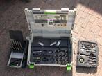 festool boren,bitten,doppensetje in festool kist montage set, Doe-het-zelf en Verbouw, Ophalen
