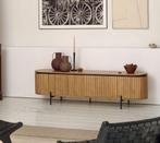 Kave Home Licia Tv-meubel - 4-deurs | Van €1099, nu, Huis en Inrichting, Kasten | Televisiemeubels, Kave Home, Kave Home, Nieuw