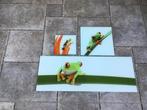 Glas schilderij, Ophalen, Minder dan 50 cm, Gebruikt, Schilderij