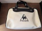 Kleine Le Coq Sportif Tas - Zwart/Wit Lak Look, Ophalen, Gebruikt, Wit, Handtas