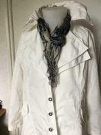 EASY COMFORT  witte jas maat 42 dubbele kraag, Kleding | Dames, Wit, Maat 42/44 (L), Ophalen of Verzenden, Zo goed als nieuw