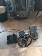Farming simulator set, Computers en Software, Joysticks, Ophalen, Zo goed als nieuw, Logitech heavy duty