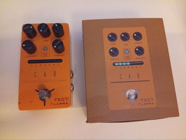 Flamma FS-07 Cab Sim Pedaal - Topstaat!, Muziek en Instrumenten, Effecten, Ophalen of Verzenden