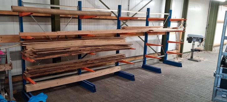 Draagarmstelling 2000x5100 – topstaat, Zakelijke goederen, Kantoor en Winkelinrichting | Magazijn, Stelling en Opslag, Ophalen