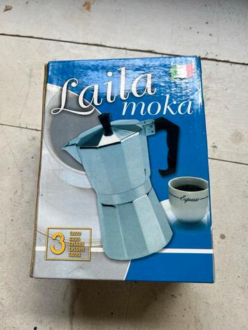 Laila Moka Espressomaker beschikbaar voor biedingen
