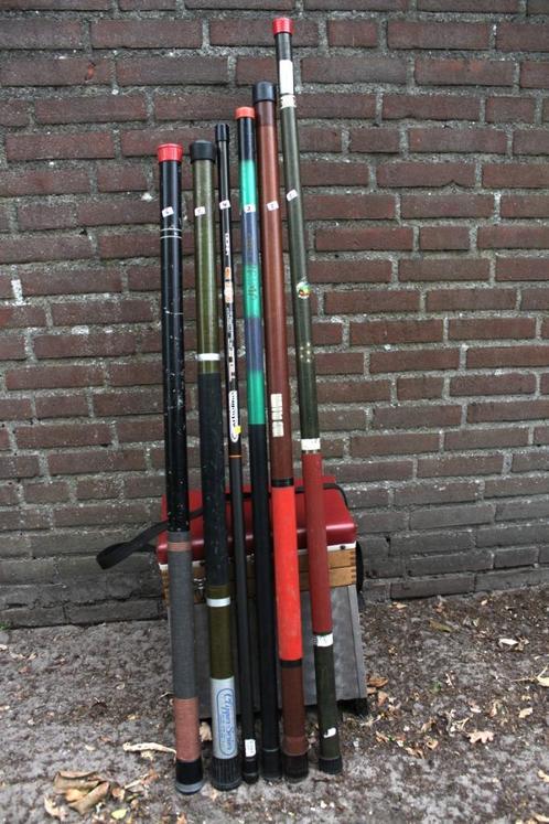 Vishengels 6 stuks In Goede Staat, Watersport en Boten, Hengelsport | Algemeen, Gebruikt, Vaste hengel, Ophalen