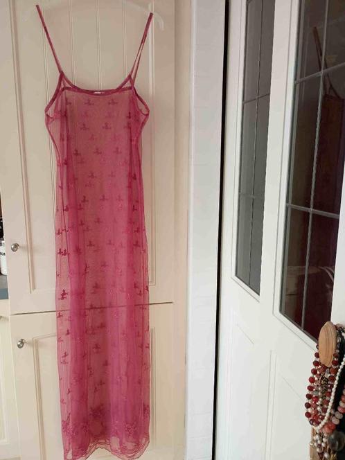 Just B lange kanten jurk maat L, Kleding | Dames, Jurken, Gedragen, Maat 42/44 (L), Onder de knie, Ophalen of Verzenden