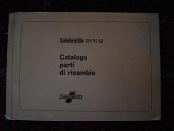 Lambretta 125Ld 150Ld 1957 catalogo parti di ricambio parts beschikbaar voor biedingen