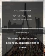 Marathon Rotterdam ticket, Ophalen of Verzenden, Nieuw, Overige typen, Overige merken