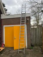 Aluminium ladder - 4 meter of meer, Ophalen, Gebruikt, Ladder, Opvouwbaar of Inschuifbaar