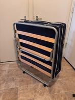 Klapbed / Logeerbed eenpersoons, Ophalen, 90 cm, Eenpersoons, Zo goed als nieuw