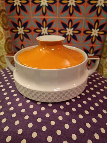 Vintage Bavaria Schending Porseleinen Schaal met Deksel beschikbaar voor biedingen