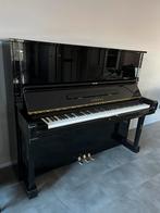 Yamaha U3 piano - hoogglans zwart met kruk, Muziek en Instrumenten, Gebruikt, Piano, Ophalen of Verzenden, Hoogglans