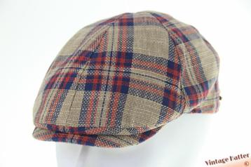 Platte pet Hatland Xenos rood beige katoen 61 = XL nieuw beschikbaar voor biedingen