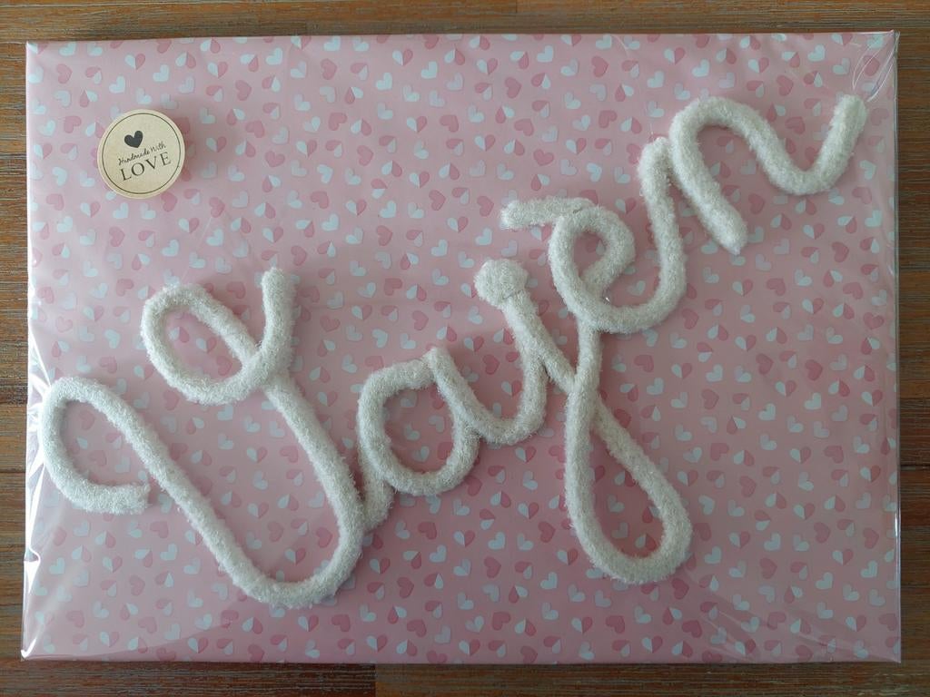 Punnik naam, Kinderen en Baby's, Kraamcadeaus en Geboorteborden, Nieuw, Ophalen of Verzenden