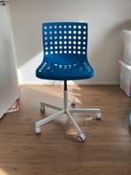 Bureaustoel ikea blauw, Huis en Inrichting, Ophalen, Zo goed als nieuw, Blauw, Bureaustoel