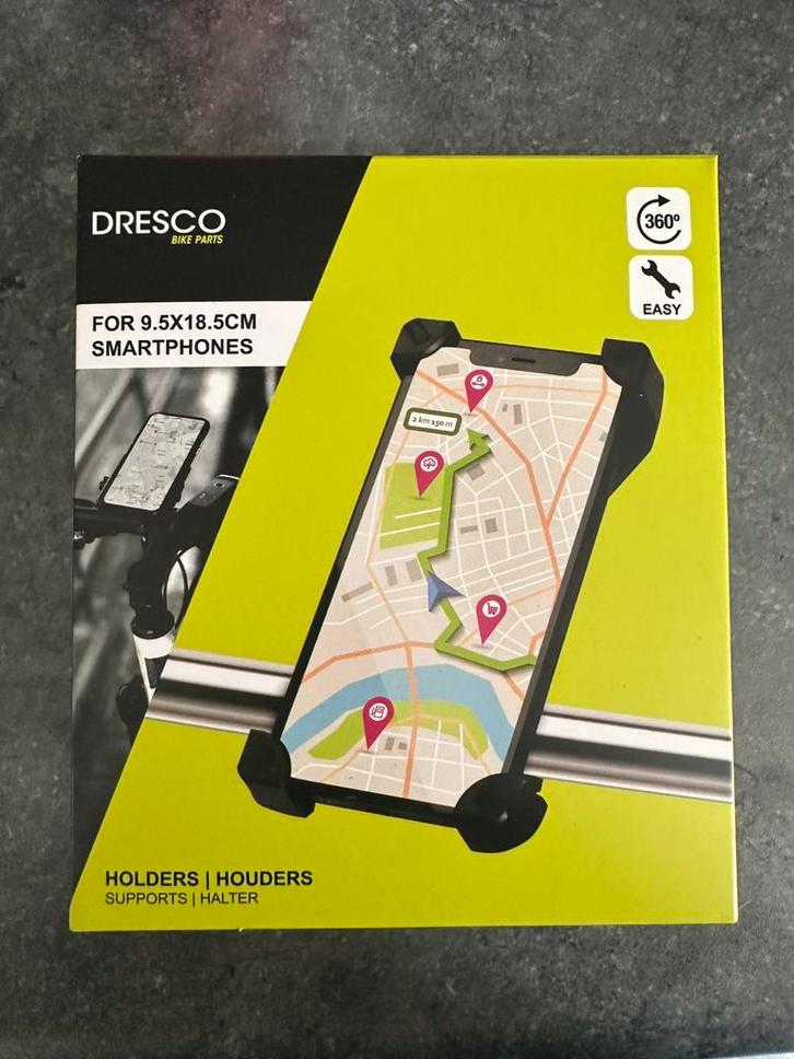 Telefoonhouder fiets, Telecommunicatie, Mobiele telefoons | Toebehoren en Onderdelen, Zo goed als nieuw, Apple iPhone, Overige typen