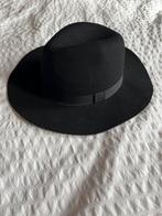 Zwarte wollen hoed - Niet gedragen, Kleding | Dames, Ophalen of Verzenden, Zo goed als nieuw, One size fits all, Hoed