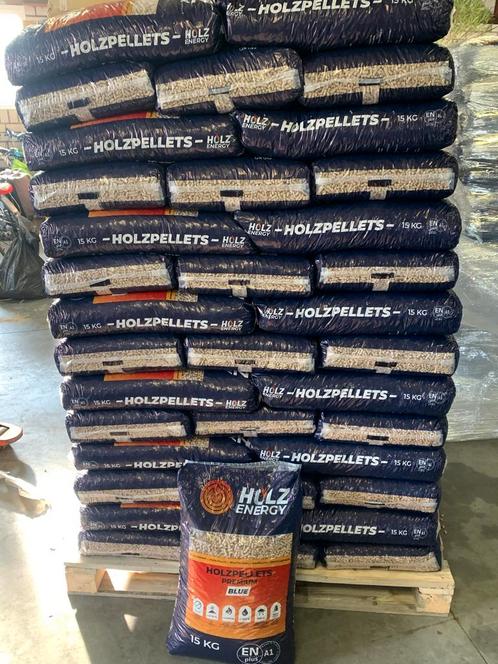 Pelletkorrels Holz Pellets Premium Blue - 2750 kilo, Huis en Inrichting, Kachels, Nieuw, Ophalen