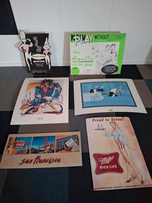 Amerikaanse wanddecoratie/wandplaten/posters, Huis en Inrichting, Woonaccessoires | Wanddecoraties, Gebruikt, Ophalen of Verzenden