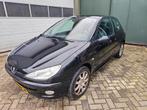 Peugeot 206 1.4 X-line 3D 2001 Zwart, Auto's, Peugeot, Origineel Nederlands, Te koop, Elektrische achterklep, 5 stoelen