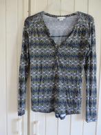 Paisley vintage tribal print top blouse topje H&M maat 36 S, Kleding | Dames, Blauw, H&M, Ophalen of Verzenden, Lange mouw