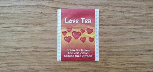 Theezakje / Theezakjes / Thee zakjes - Love Tea 1st, Hobby en Vrije tijd, Theezakjes, Theezakje(s), Ophalen of Verzenden