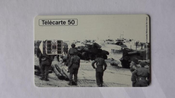 Télécarte Frankrijk 1944-1994 Herdenking, Verzamelen, Telefoonkaarten, Ophalen of Verzenden