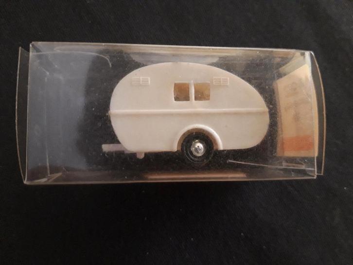 jaren 50 caravan – Eko H0, Hobby en Vrije tijd, Modelauto's | 1:87, Zo goed als nieuw, Overige typen, Overige merken, Ophalen of Verzenden