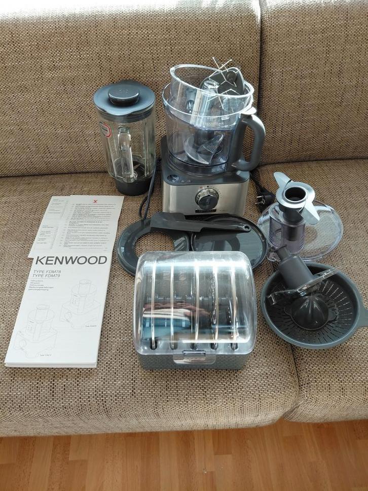 Kenwood FDM79 Foodprocessor - Compleet!, Witgoed en Apparatuur, Keukenmixers, Zo goed als nieuw, 2 tot 3 liter, 3 snelheden of meer