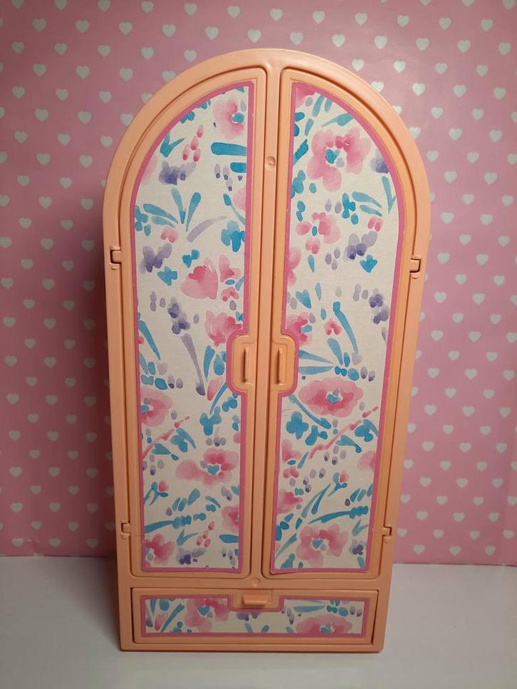 Vintage Barbie 2-in-1 Kledingkast 1993 Mattel, Verzamelen, Poppen, Gebruikt, Ophalen of Verzenden