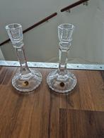 2 Italiaanse kandelaars kristal., Antiek en Kunst, Ophalen of Verzenden, Kristal