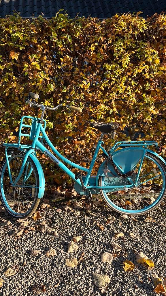 Kinderfiets, mt 24, leeftijd 8-9-10-11, basis is goed., Fietsen en Brommers, Fietsen | Meisjes, Gebruikt, 24 inch, Handrem, Ophalen