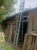 Glazenwassersladder Dirks 1x11, Doe-het-zelf en Verbouw, Ladders en Trappen, Ophalen, Gebruikt
