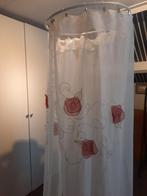 Mooie witte klamboe met bloemen afhalen € 15,00, Ophalen, 100 tot 150 cm, Zo goed als nieuw, Modern