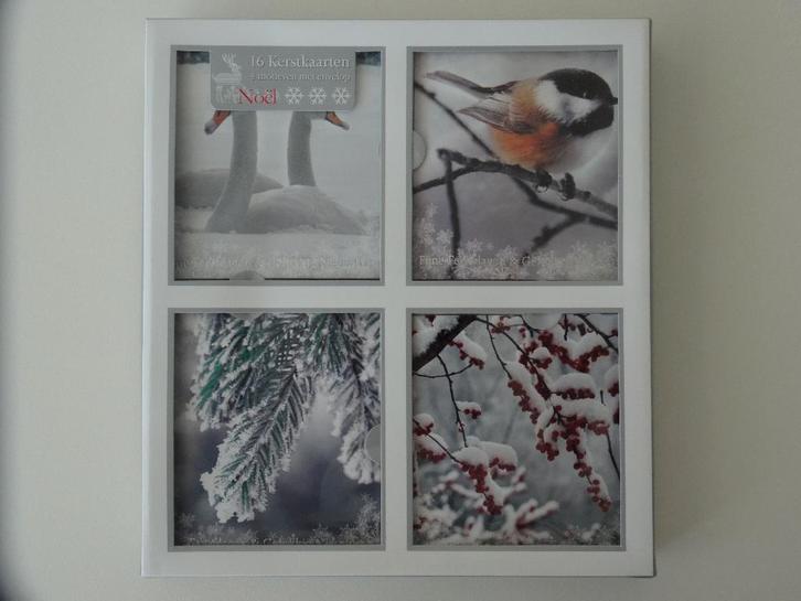 Luxe, stijlvolle dubbele kerstkaarten /wenskaarten + envelop, Diversen, Kerst, Nieuw, Ophalen of Verzenden