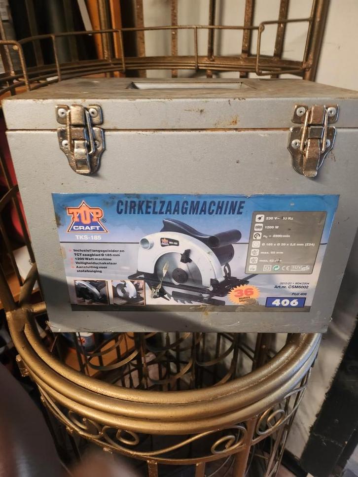 Top Craft Cirkelzaagmachine TKS-185, Doe-het-zelf en Verbouw, Gereedschap | Zaagmachines, Ophalen of Verzenden