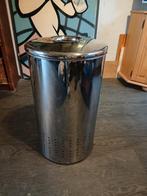 Brabantia Was mand/Prullenbak - RVS, Gebruikt, 50 tot 75 cm, Ophalen of Verzenden, 20 tot 30 liter