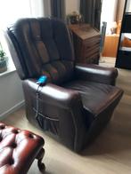 Relaxfauteuil Himolla leer Sta op stoel, Ophalen, Gebruikt, Klassiek, 75 tot 100 cm