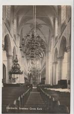 Dordrecht interieur grote kerk, Verzenden, 1940 tot 1960, Gelopen, Zuid-Holland