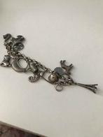 Vintage Zilveren Bedelarmband Jaren 50, Ophalen of Verzenden, Gebruikt, Zilver, Met bedels of kralen