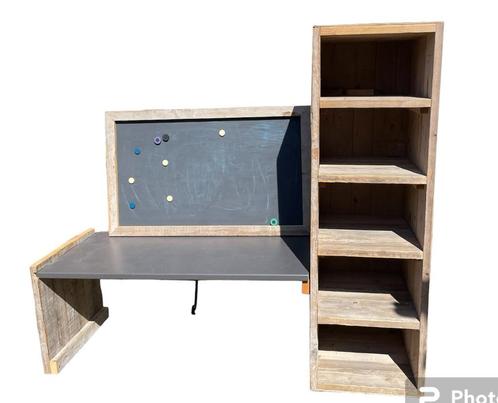 Kindertafel/Bureau, Magneet,krijtbord en Vakkenkast, Kast, Kinderen en Baby's, Kinderkamer | Overige Meubels, Gebruikt, Tafel